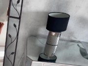 Monika Fox In White Posing In Front Of A Mirror Before Shooting 6/16