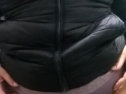 sweet BBW Mayday Humps strips and gets horny to her boyfriend on cam with sad song 1/16