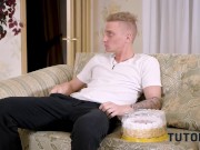 TUTOR4K. Bad grade makes stud angry and he decides to throw tutor a leg 4/16