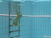 Brunette teen shows her nude body to you 1/16