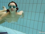 Brunette teen shows her nude body to you 12/16