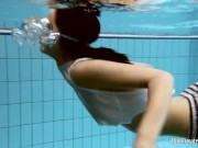 Brunette teen shows her nude body to you 5/16