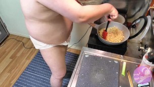 【Prof_FetihsMass】 Take it easy Japanese food! [白菜お好み焼き]