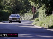 The hot platinum blonde babe is really horny 1/16