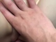 Huge dick inside her wet pussy, close up HD pounding