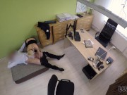 LOAN4K. Blonde does it with obligee because sex is her way to money 7/16