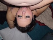 BBW VampWolfBanger socks Dougie's Cock then gets fucked Doggy style 1/16