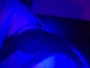 Riding my glowing goblin dildo 13/16