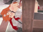 Itsuka Kendo rides a lucky guy on Christmas - My Hero Academia Hentai