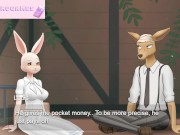 Haru's secret life Chapter #1 sexy furry bunny [Full Gallery hentai game] Beastars 12/16