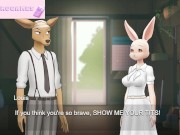 Haru's secret life Chapter #1 sexy furry bunny [Full Gallery hentai game] Beastars 14/16