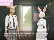 Haru's secret life Chapter #1 sexy furry bunny [Full Gallery hentai game] Beastars 15/16
