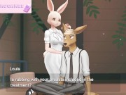 Haru's secret life Chapter #1 sexy furry bunny [Full Gallery hentai game] Beastars 6/16