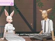 Haru's secret life Chapter #1 sexy furry bunny [Full Gallery hentai game] Beastars 8/16