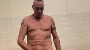 Walked into public restroom naked and jacked off. Someday someone is going to catch me naked.