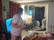 Walked in and caught girl popping balloons with cigarettes filming herself 3/16