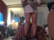 Walked in and caught girl popping balloons with cigarettes filming herself 8/16