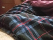 Thick Cock Flexing in Pajama Pants