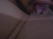 Chupando a bucetinha da  safada 14/16