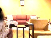 ゴージャスな貸切露天風呂でイチャイチャした後は椅子の上で騎乗位セックス、出した後は甘苦いごっくん 9/16