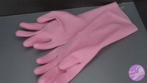 【Prof_FetihsMass】ゴム手袋にぶっかける【rubber fetishism】