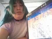 Pov: La Otaku de tu flia te descubre viendo Hentai!! 🧐