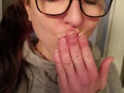 Moaning with Pleasure While I Piss Standing 16/16