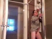 Moaning with Pleasure While I Piss Standing 8/16