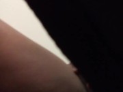 Ebony Pussy Play Pink Dildo 15/16