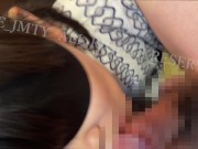 【人妻日記】舌ピアス人妻イラマチオ奉仕　良いと言うまで咥えさせ涎を垂らしながら美味しそうに他人棒チ〇ポを頬張り本番準備 8/16