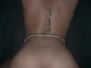 Petite Ebony Fan Take Backshots from BBC 8/16