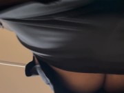 彼女と家で電車ごっこして体中触りまくったら、感じまくってたのでそのまま生で立ちバックで挿入　素人カップル / 日本人 / イメージプレイ 12/16