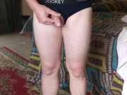 Friend recording hands free cumshot 3/16