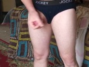 Friend recording hands free cumshot 8/16