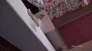 Aunt Judy's XXX - 43yo Busty Stepmom Devon Breeze gets Caught Masturbating by her Stepson