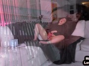 HJ POV babe talks dirty and wanks 3/16