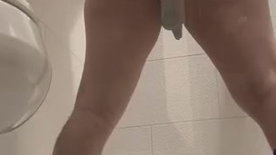 Taking cock in shower