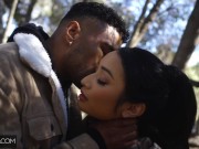 Deeper. Babes share cock in passionate threesome 3/16