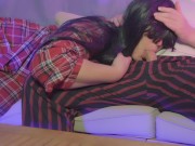 StepDad and Stepdaughter share couch 8/16