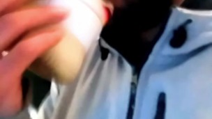 Loser Making love with his str8 friend's sneakers