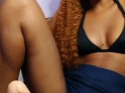 Sttella - bad girl massages dildo while having dirty talk, it makes her really want to sit down 6/16