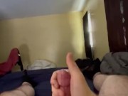Super Naughty Horny Male Jerking off while my stepmom makes me breakfast!!!