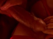 Fuck Me with Your Cum While I Masturbate!!! Risky Creampie! 14/16