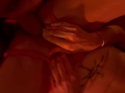 Fuck Me with Your Cum While I Masturbate!!! Risky Creampie! 6/16