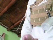 OH NO! I cum all over your face! 13/16