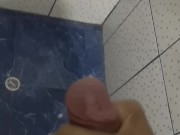 A quick one in the bathroom before my partner arrives 10/16