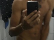 A quick one in the bathroom before my partner arrives 6/16