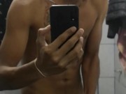 A quick one in the bathroom before my partner arrives 7/16