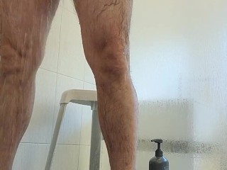 Solo Shower Moment Caught On Camera