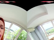 Busty redhead Angel Wicky wants you to fuck and cum in her tight asshole in Virtual Reality 9/16